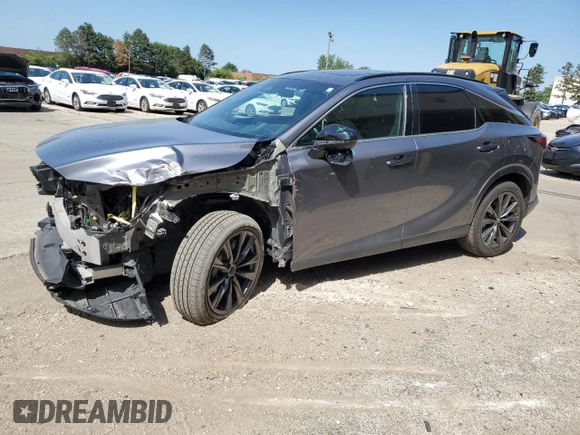 2023 Lexus RX 350 with VIN 2T2BAMCA8PC018713, listed as a Copart auction lot 63203715 with 44,744 mi miles and Salvage title. Bid and sale history available at DreamBid. Image 1.