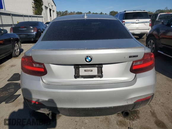 2015 BMW 2 Series M235i with VIN WBA1J7C50FV358435, listed as a Copart auction lot 88021445 with 83,231 mi miles and Salvage Title. Bid and sale history available at carsss.com. Image 6.