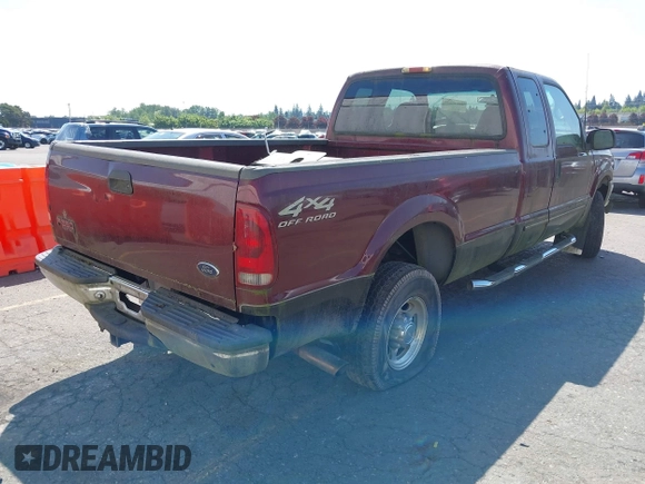 2000 Ford Super Duty F-250 XL with VIN 1FTNX21S9YEA04155, listed as a IAAI auction lot 42136440 with 149,069 mi miles. Bid and sale history available at carsss.com. Image 4.