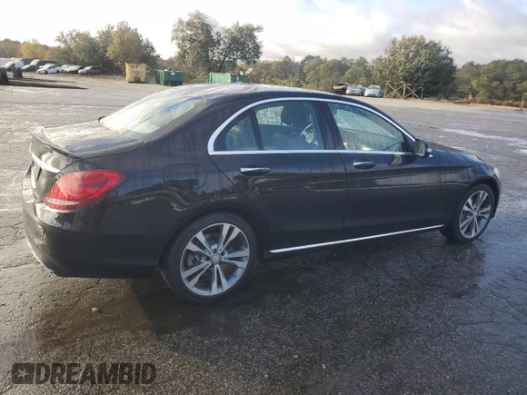 2016 Mercedes-Benz C 300 with VIN WDDWF4JBXGR179059, listed as a Copart auction lot 81296694 with Not provided miles and Salvage title. Bid and sale history available at DreamBid. Image 3.