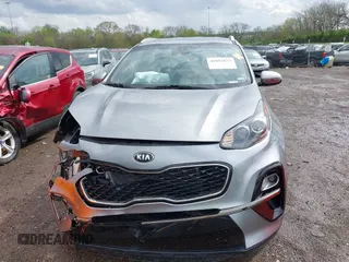 2020 Kia Sportage S with VIN KNDP6CAC9L7703731, listed as a IAAI auction lot 41951027 with 76,771 mi miles. Bid and sale history available at carsss.com. Image 12.
