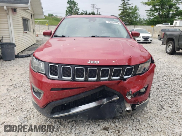 2021 Jeep Compass Limited with VIN 3C4NJDCB0MT572749, listed as a Copart auction lot 59844945 with 105,049 mi miles and Salvage title. Bid and sale history available at DreamBid. Image 5.