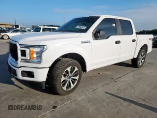 2019 Ford F-150 XL with VIN 1FTEW1E43KKE61335, listed as a Copart auction lot 63942615 with 123,257 mi miles and Clean title. Bid and sale history available at DreamBid. Image 1.