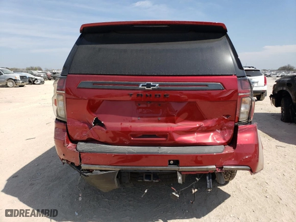 2022 Chevrolet Tahoe Z71 with VIN 1GNSKPKD9NR107263, listed as a Copart auction lot 42588853 with 17,397 mi miles. Bid and sale history available at carsss.com. Image 6.
