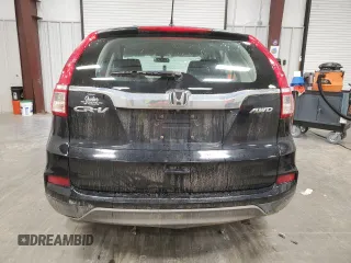2015 Honda CR-V LX with VIN 2HKRM4H3XFH626927, listed as a Copart auction lot 52138505 with 185,366 mi miles and Salvage Title. Bid and sale history available at DreamBid. Image 6.