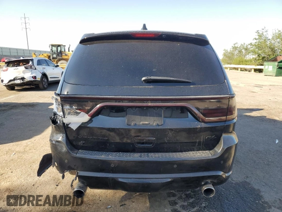 2018 Dodge Durango R/T with VIN 1C4SDJCT9JC445264, listed as a Copart auction lot 58035795 with Not provided miles and Salvage title. Bid and sale history available at DreamBid. Image 6.