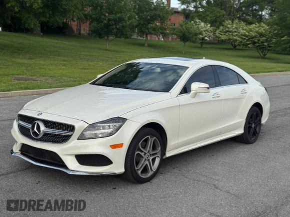 2015 Mercedes-Benz CLS 400 with VIN WDDLJ6HB3FA134089, listed as a Copart auction lot 57528665 with 107,996 mi miles and Clean title. Bid and sale history available at DreamBid. Image 2.