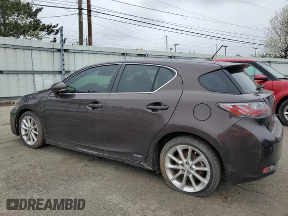 2011 Lexus CT 200h with VIN JTHKD5BH7B2038229, listed as a Copart auction lot 51456725 with 205,774 mi miles and Clean title. Bid and sale history available at DreamBid. Image 2.