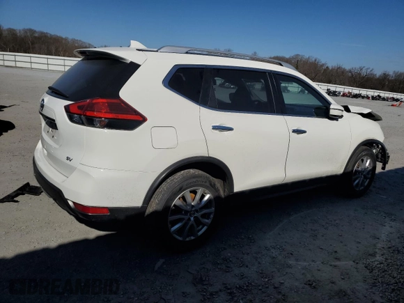 2017 Nissan Rogue SL with VIN JN8AT2MTXHW141733, listed as a Copart auction lot 46871025 with 120,769 mi miles and Salvage Title. Bid and sale history available at DreamBid. Image 3.