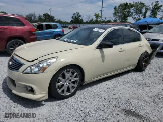 2013 Infiniti G37 Sedan Journey with VIN JN1CV6AP0DM713754, listed as a Copart auction lot 54135185 with 126,986 mi miles and Salvage Title. Bid and sale history available at carsss.com. Image 1.