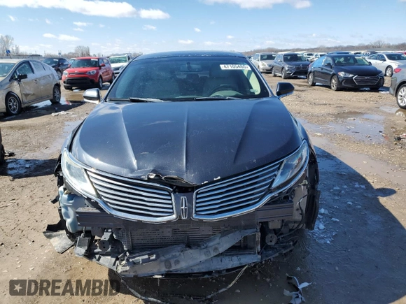 2013 Lincoln MKZ with VIN 3LN6L2J99DR800226, listed as a Copart auction lot 47105465 with Not Provided miles and Salvage Title. Bid and sale history available at DreamBid. Image 5.