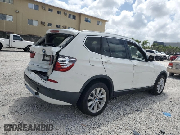 2011 BMW X3 28i with VIN 5UXWX5C51BL711233, listed as a Copart auction lot 51435145 with 135,876 mi miles and Salvage Title. Bid and sale history available at carsss.com. Image 3.