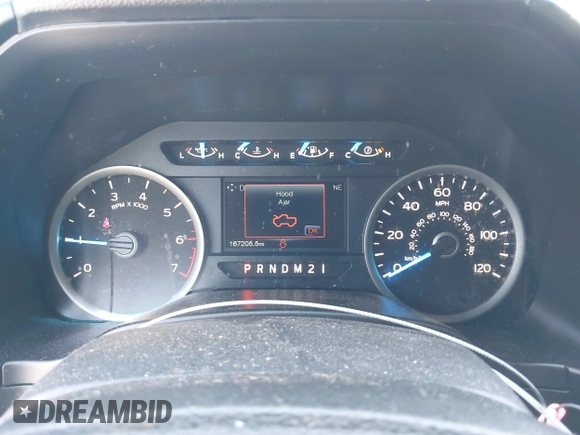 2017 Ford F-150 XL with VIN 1FTEW1CF2HKD16011, listed as a IAAI auction lot 42154804 with 167,205 mi miles and . Bid and sale history available at DreamBid. Image 7.