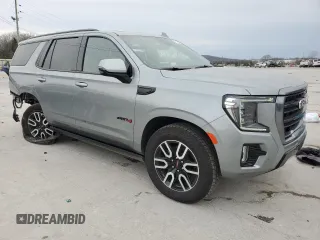 2024 GMC Yukon AT4 with VIN 1GKS2CKLXRR228905, listed as a Copart auction lot 47406685 with 11,025 mi miles and Salvage Title. Bid and sale history available at carsss.com. Image 4.