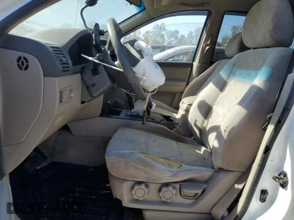 2005 Kia Sorento LX with VIN KNDJD733855490835, listed as a Copart auction lot 74212444 with 265,861 mi miles and Salvage Title. Bid and sale history available at carsss.com. Image 7.