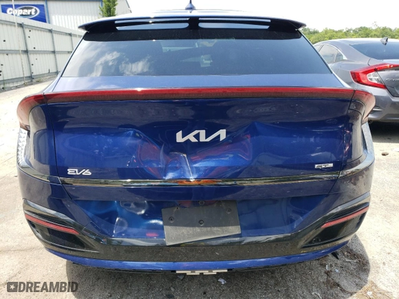 2022 Kia EV6 GT-Line with VIN KNDC4DLC9N5036908, listed as a Copart auction lot 64678594 with 47,518 mi miles and Salvage Title. Bid and sale history available at carsss.com. Image 6.