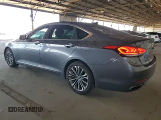2015 Hyundai Genesis 3.8L with VIN KMHGN4JEXFU089025, listed as a Copart auction lot 55453065 with 96,134 mi miles and Clean Title. Bid and sale history available at carsss.com. Image 2.