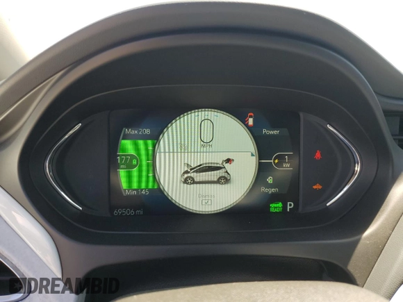 2019 Chevrolet Bolt EV LT with VIN 1G1FW6S0XK4134897, listed as a Copart auction lot 58080015 with 69,506 mi miles and Salvage title. Bid and sale history available at DreamBid. Image 9.