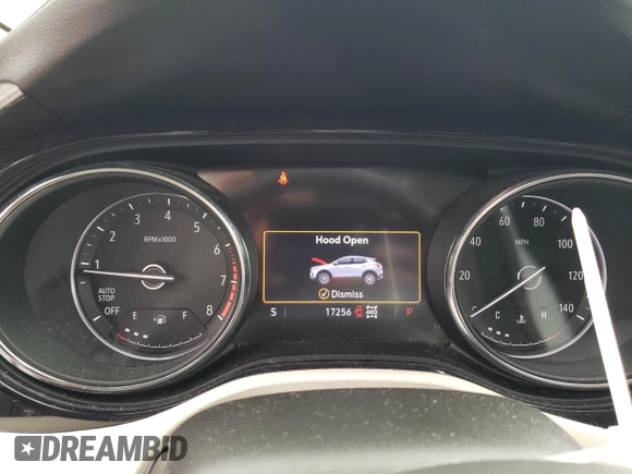 2020 Buick Encore GX Essence z VIN KL4MMGSL9LB077961, wystawiony jako Copart lot #54544045 z przebiegiem 17 256 mil mil oraz Szkoda całkowita • Salvage title. Historia ofert i sprzedaży dostępna na DreamBid. Obrazek 9.