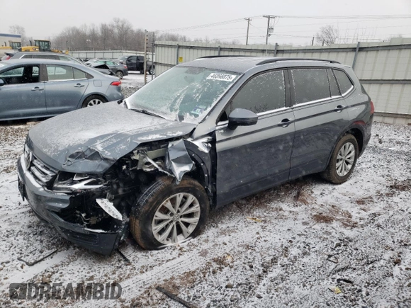 2019 Volkswagen Tiguan S z VIN 3VV1B7AX6KM013890, wystawiony jako Copart lot #46066075 z przebiegiem 68 855 mil mil oraz Szkoda całkowita • Salvage title. Historia ofert i sprzedaży dostępna na DreamBid. Obrazek 1.