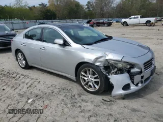2011 Nissan Maxima SV with VIN 1N4AA5AP9BC861601, listed as a Copart auction lot 52743865 with 149,987 mi miles and Salvage Title. Bid and sale history available at DreamBid. Image 4.