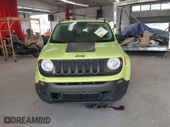 2017 Jeep Renegade Sport z VIN ZACCJBAB5HPF90613, wystawiony jako IAAI lot #42566902 z przebiegiem 172 923 mil mil oraz . Historia ofert i sprzedaży dostępna na DreamBid. Obrazek 12.
