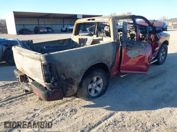 2014 Ram 1500 Express with VIN 1C6RR7KT4ES130556, listed as a IAAI auction lot 41023338 with 1 mi miles. Bid and sale history available at carsss.com. Image 4.