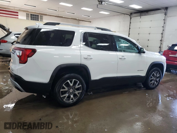 2021 GMC Acadia SLE with VIN 1GKKNRL43MZ160876, listed as a Copart auction lot 88781795 with 32,915 mi miles and Salvage Title. Bid and sale history available at carsss.com. Image 3.