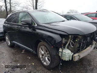 2014 Lexus RX 350 with VIN 2T2ZK1BA1EC135462, listed as a IAAI auction lot 41554621 with 169,708 mi miles. Bid and sale history available at carsss.com. Image 1.