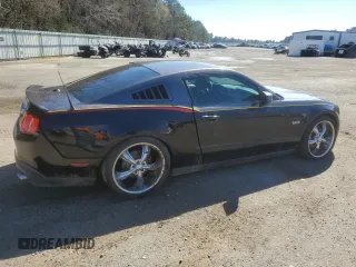 2011 Ford Mustang GT with VIN 1ZVBP8CF3B5103385, listed as a Copart auction lot 45706415 with 125,207 mi miles and Salvage Title. Bid and sale history available at carsss.com. Image 3.