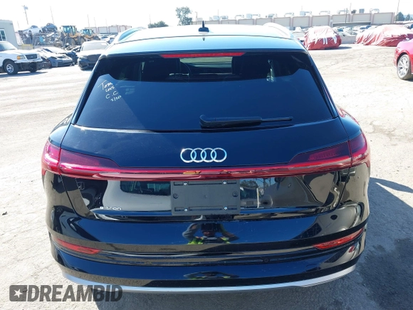 2019 Audi e-tron Premium Plus with VIN WA1LAAGE9KB021724, listed as a IAAI auction lot 41643596 with 34,804 mi miles. Bid and sale history available at carsss.com. Image 16.