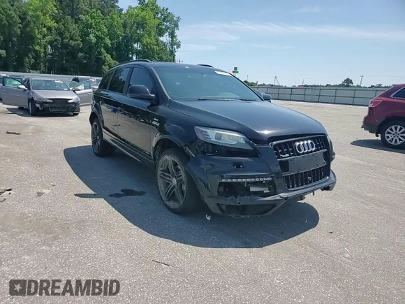 2015 Audi Q7 S line Prestige with VIN WA1DGAFE6FD021100, listed as a Copart auction lot 60228105 with 124,955 mi miles and Salvage title. Bid and sale history available at DreamBid. Image 14.