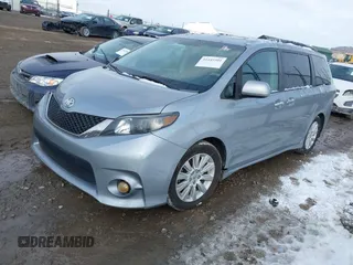 2013 Toyota Sienna SE with VIN 5TDXK3DC0DS354540, listed as a IAAI auction lot 41445501 with 238,814 mi miles and . Bid and sale history available at DreamBid. Image 17.