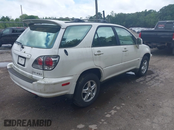 2002 Lexus RX 300 with VIN JTJHF10UX20283551, listed as a IAAI auction lot 42670060 with 259,898 mi miles and . Bid and sale history available at DreamBid. Image 4.