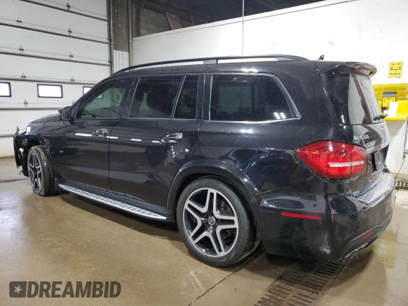 2017 Mercedes-Benz GLS 550 with VIN 4JGDF7DE1HA918632, listed as a Copart auction lot 49930205 with 122,610 mi miles and Salvage title. Bid and sale history available at DreamBid. Image 2.