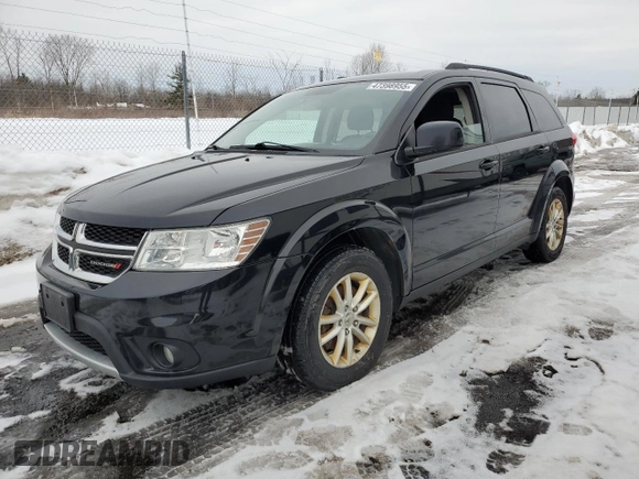 2016 Dodge Journey SXT with VIN 3C4PDDBG9GT242044, listed as a Copart auction lot 47398955 with 197,275 mi miles and Clean Title. Bid and sale history available at carsss.com. Image 1.
