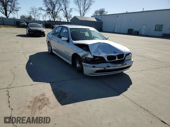 2002 BMW 5 Series 530iA with VIN WBADT63422CH97797, listed as a Copart auction lot 47235655 with 133,286 mi miles and Salvage Title. Bid and sale history available at carsss.com. Image 10.