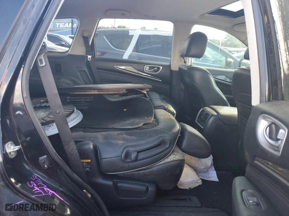 2013 Infiniti JX35 with VIN 5N1AL0MM0DC329435, listed as a Copart auction lot 74147224 with 0 mi miles and Salvage Title. Bid and sale history available at carsss.com. Image 11.