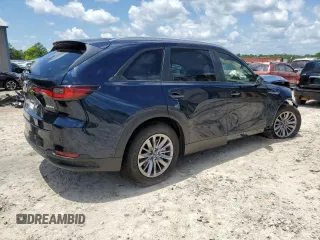 2025 Mazda CX-90 Select with VIN JM3KKAHDXS1210948, listed as a Copart auction lot 56128695 with 7,193 mi miles and Salvage title. Bid and sale history available at DreamBid. Image 3.