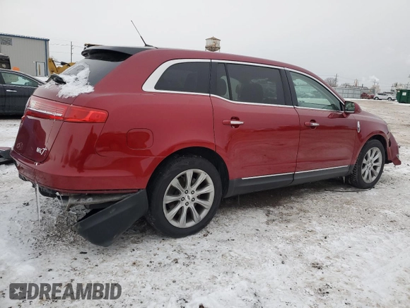 2013 Lincoln MKT with VIN 2LMHJ5FK1DBL51879, listed as a Copart auction lot 45167125 with 126,658 mi miles and Salvage Title. Bid and sale history available at DreamBid. Image 3.