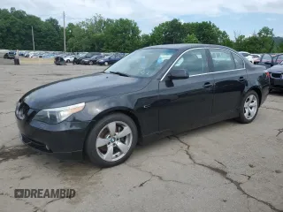 2005 BMW 5 Series 525i with VIN WBANA53575B861188, listed as a Copart auction lot 63420875 with 136,728 mi miles and Clean title. Bid and sale history available at DreamBid. Image 1.