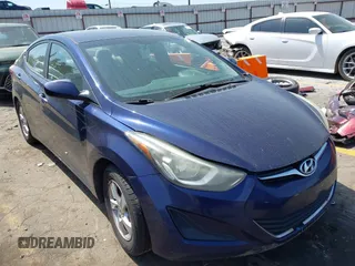 2014 Hyundai Elantra SE z VIN 5NPDH4AE9EH466001, wystawiony jako IAAI lot #41921199 z przebiegiem 92 388 mil mil oraz . Historia ofert i sprzedaży dostępna na DreamBid. Obrazek 1.