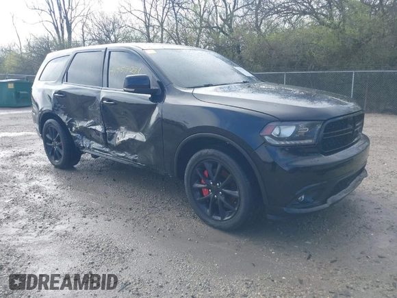 2017 Dodge Durango R/T with VIN 1C4SDJCT2HC935619, listed as a IAAI auction lot 41959296 with 97,283 mi miles and . Bid and sale history available at DreamBid. Image 1.