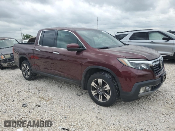 2019 Honda Ridgeline RTL-E with VIN 5FPYK3F70KB002068, listed as a Copart auction lot 54766055 with 109,131 mi miles and Clean title. Bid and sale history available at DreamBid. Image 4.