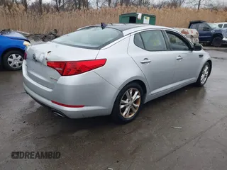 2013 Kia Optima EX with VIN 5XXGN4A78DG187706, listed as a IAAI auction lot 41424932 with 116,625 mi miles and . Bid and sale history available at DreamBid. Image 4.