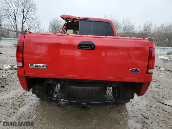 2007 Ford Super Duty F-250 XL with VIN 1FTSW21P47EA45857, listed as a Copart auction lot 85739254 with 135,870 mi miles and Salvage Title. Bid and sale history available at carsss.com. Image 6.