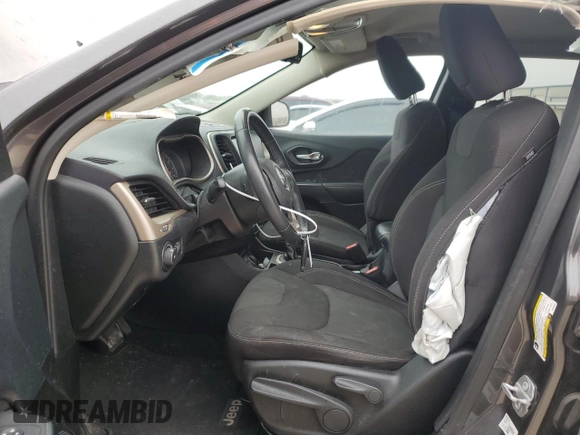 2015 Jeep Cherokee Latitude with VIN 1C4PJLCB1FW643005, listed as a Copart auction lot 46163045 with 134,840 mi miles and Salvage Title. Bid and sale history available at DreamBid. Image 7.