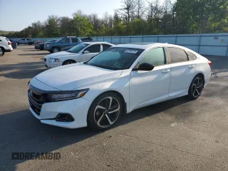 2021 Honda Accord Sport with VIN 1HGCV2F34MA024184, listed as a Copart auction lot 52768715 with 54,418 mi miles and Salvage title. Bid and sale history available at DreamBid. Image 1.