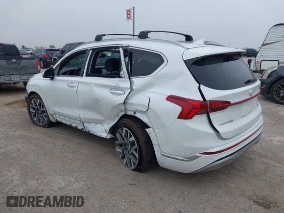 2022 Hyundai Santa Fe Calligraphy with VIN 5NMS54AL6NH471037, listed as a IAAI auction lot 42326726 with 40,278 mi miles and . Bid and sale history available at DreamBid. Image 3.