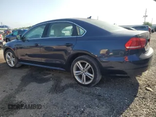 2014 Volkswagen Passat TDI SE w/Sunroof with VIN 1VWBN7A32EC080030, listed as a Copart auction lot 51460835 with 173,511 mi miles and Clean Title. Bid and sale history available at carsss.com. Image 2.
